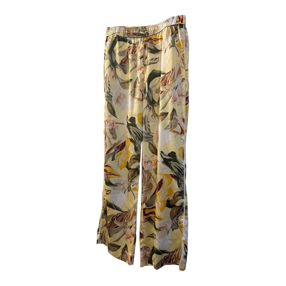 White House Black Market Floral Pajama Set - Yellow and Green - Picture 3 of 9